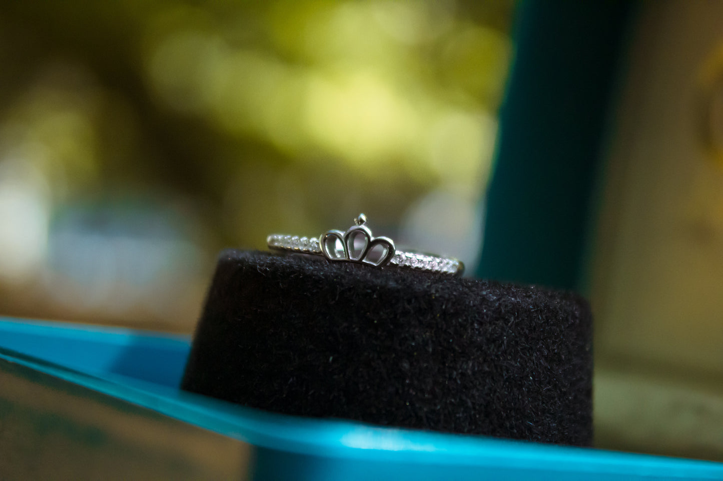 Sterling Silver Crown Ring - Zubee Silver