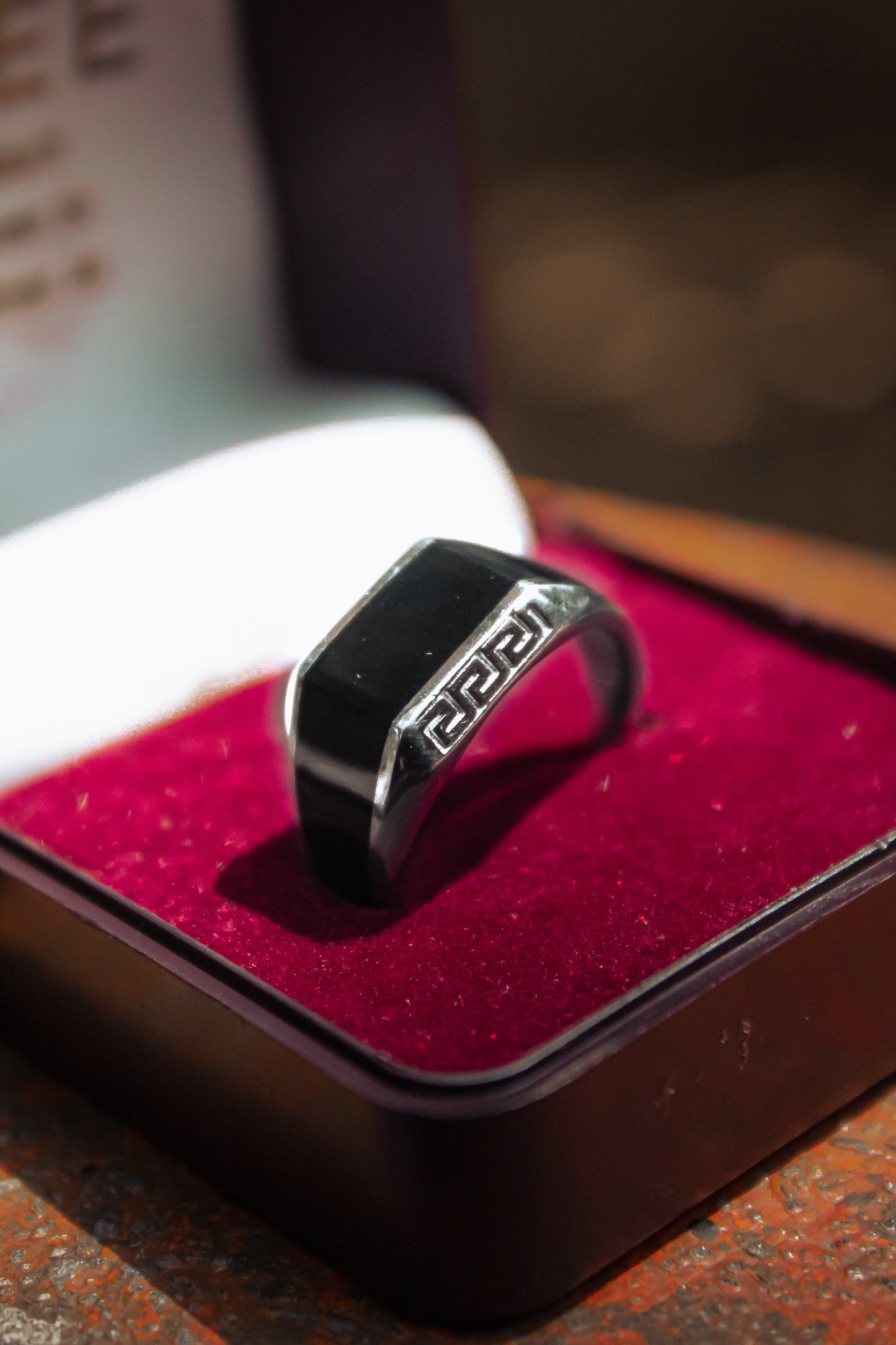 925 Silver Black Thailand Maze Ring - Zubee Silver