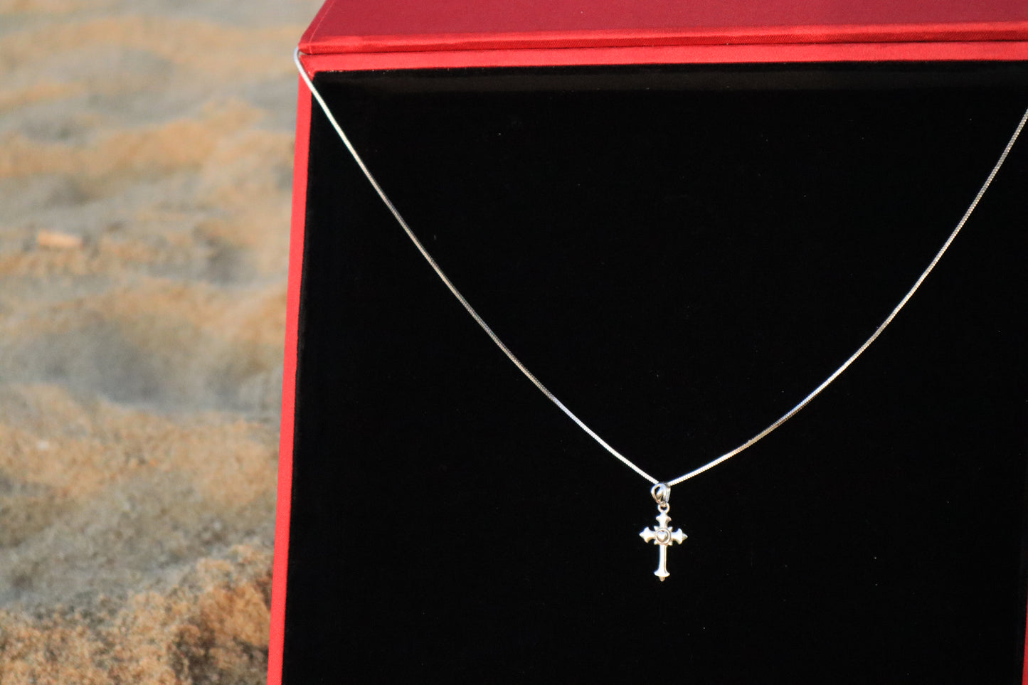 925 Sterling Silver Cross Chain