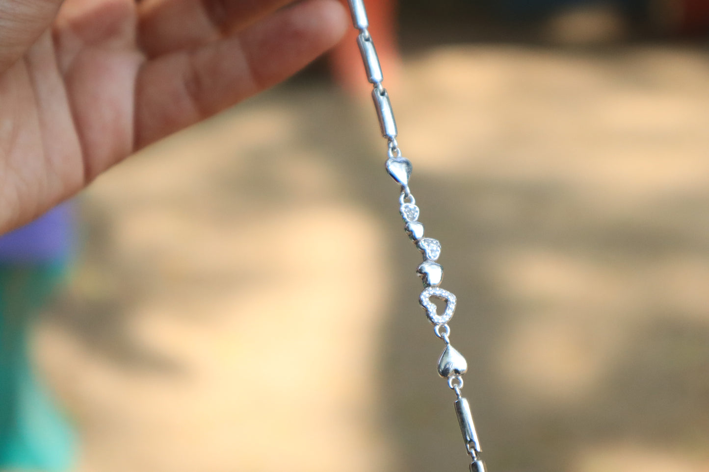 Sterling Silver Heart Bracelet - Zubee Silver