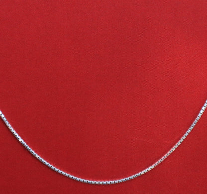 925 Sterling Silver Hollow Cubes Chain - Zubee Silver