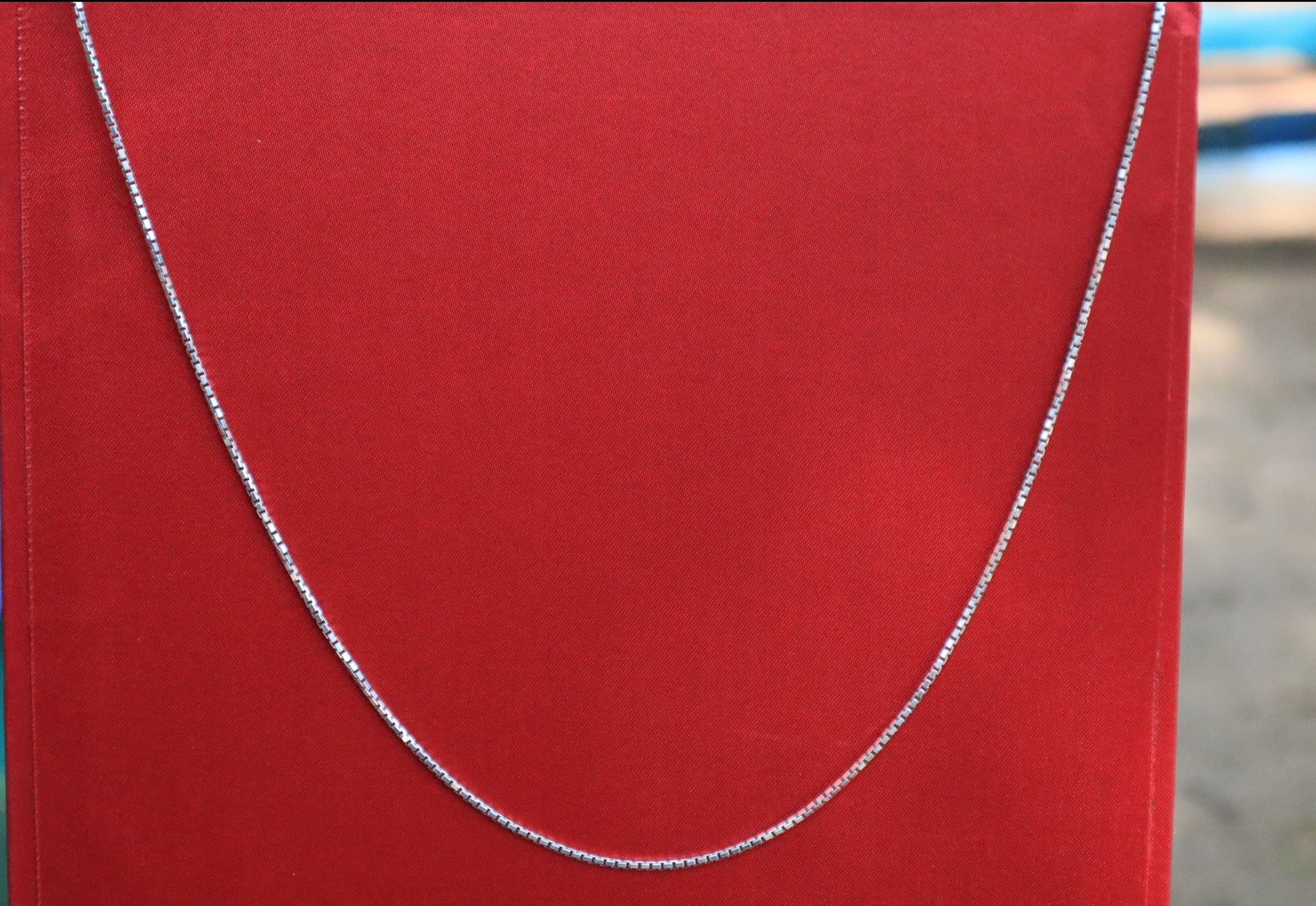 Sterling Silver Hollow Cubes Chain - Zubee Silver