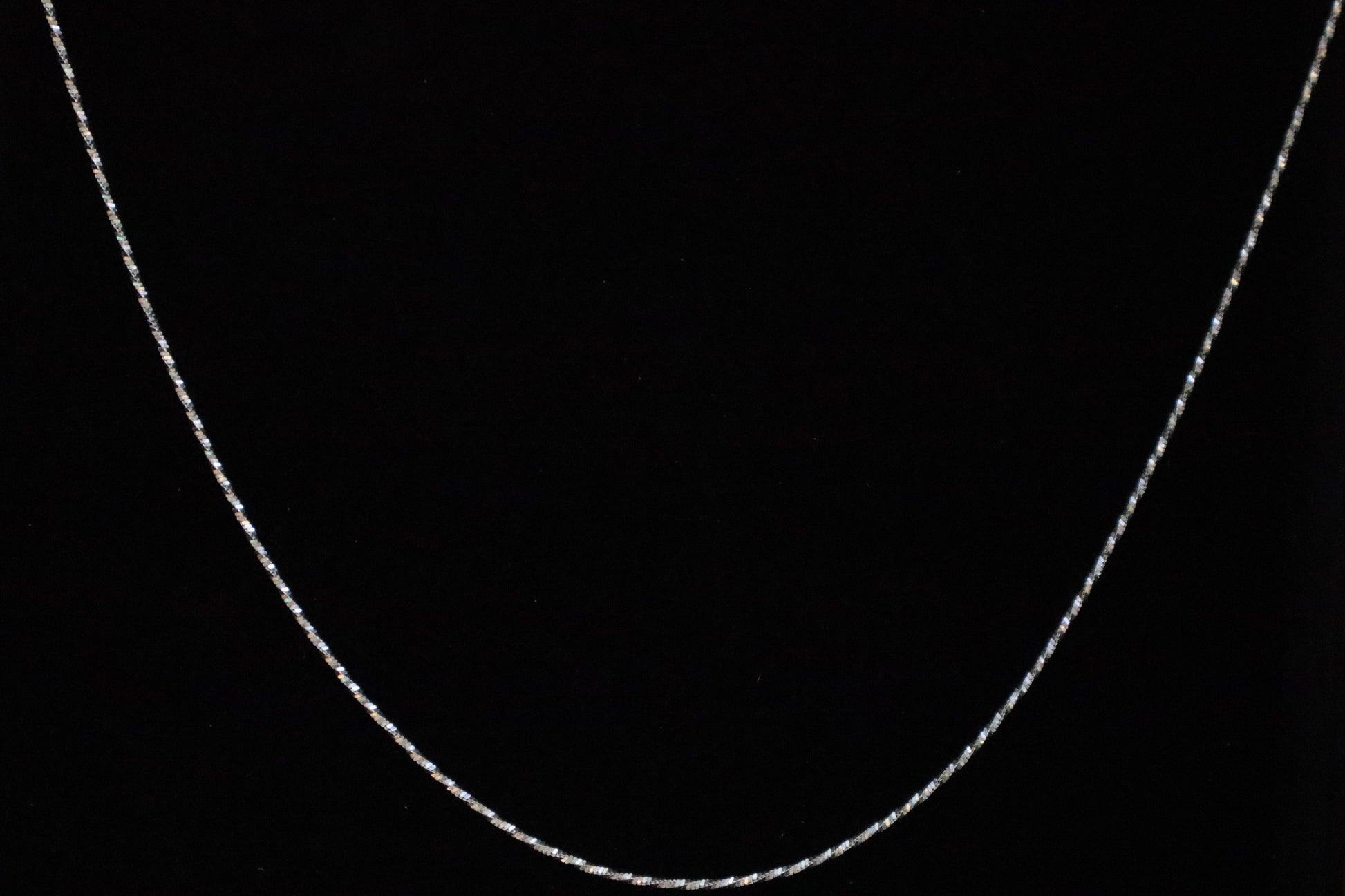 Elegant Silver Spiral Chain - Zubee Silver