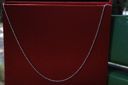 925 Silver Spiral Chain - ZUbee Silver