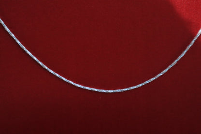 925 Sterling Silver Spiral Chain - Zubee Silver