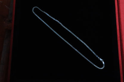 925 Silver V Lock Chain - Zubee Silver