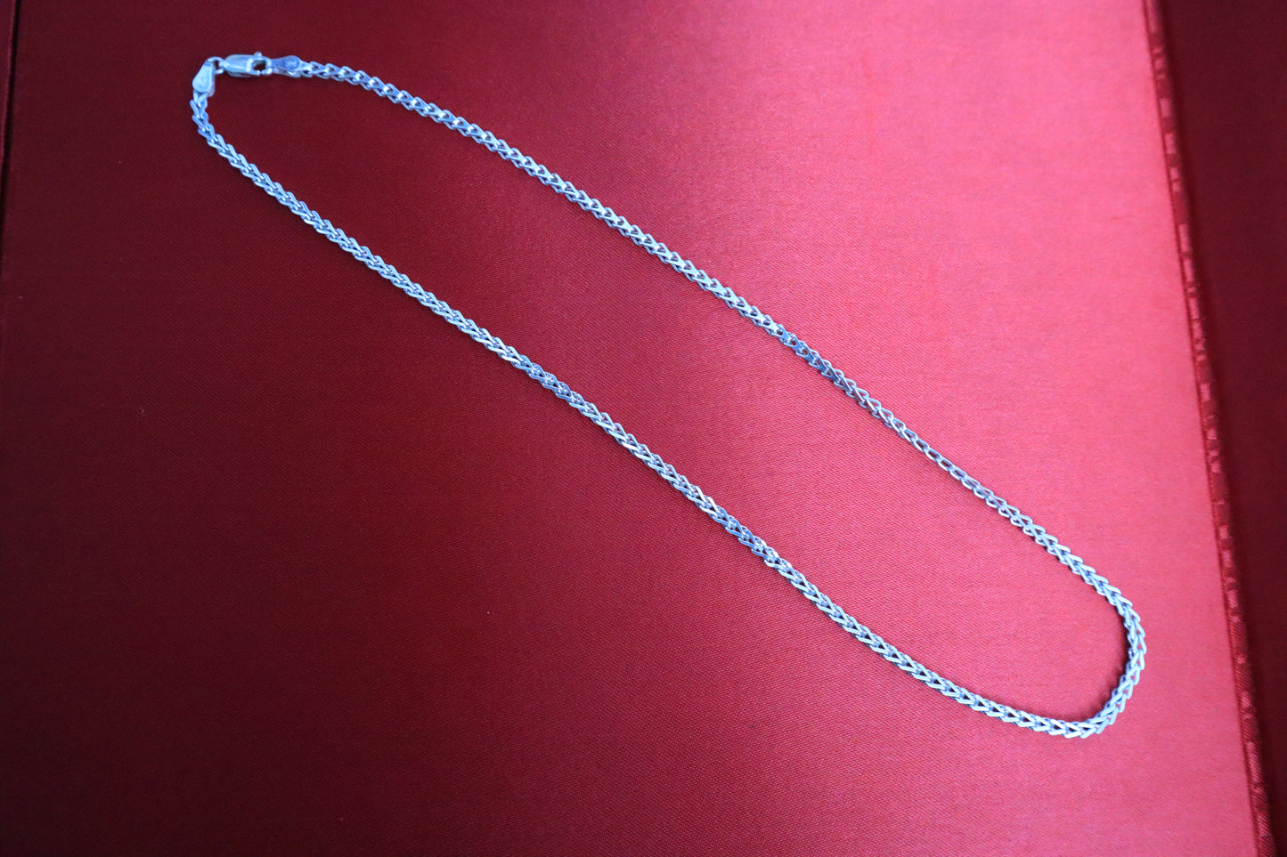 Sterling Silver V Lock Chain - Zubee Silver