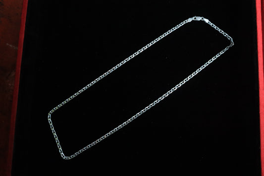 Silver Curb Chain for Men - Zubee Silver