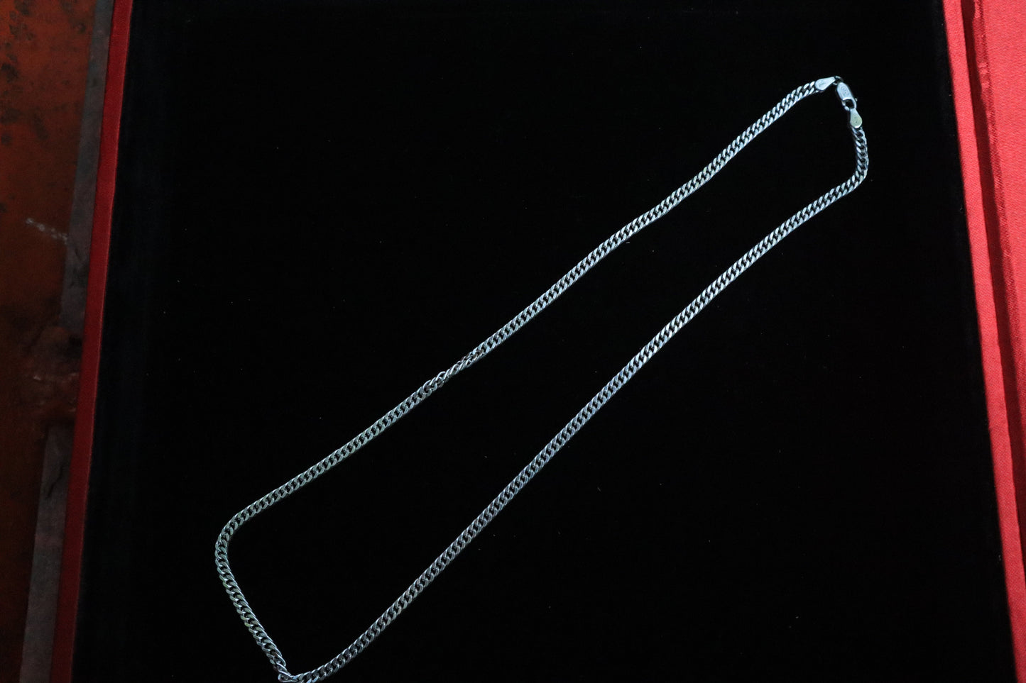 Sterling Silver 3D Curb Chain