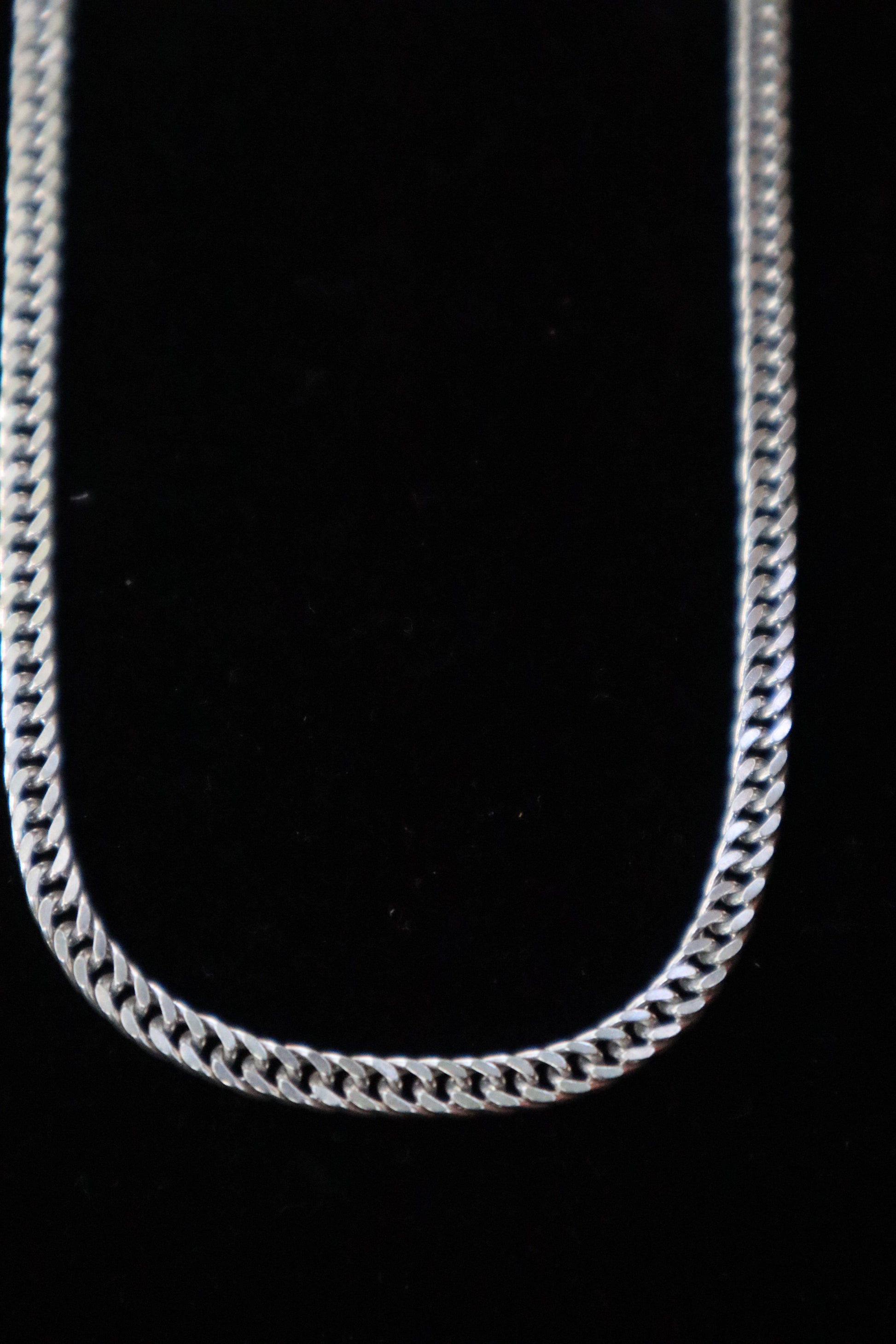 Silver 3D Curb Chain - Zubee Silver