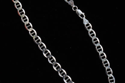 Elegant Silver Curb Chain for Men