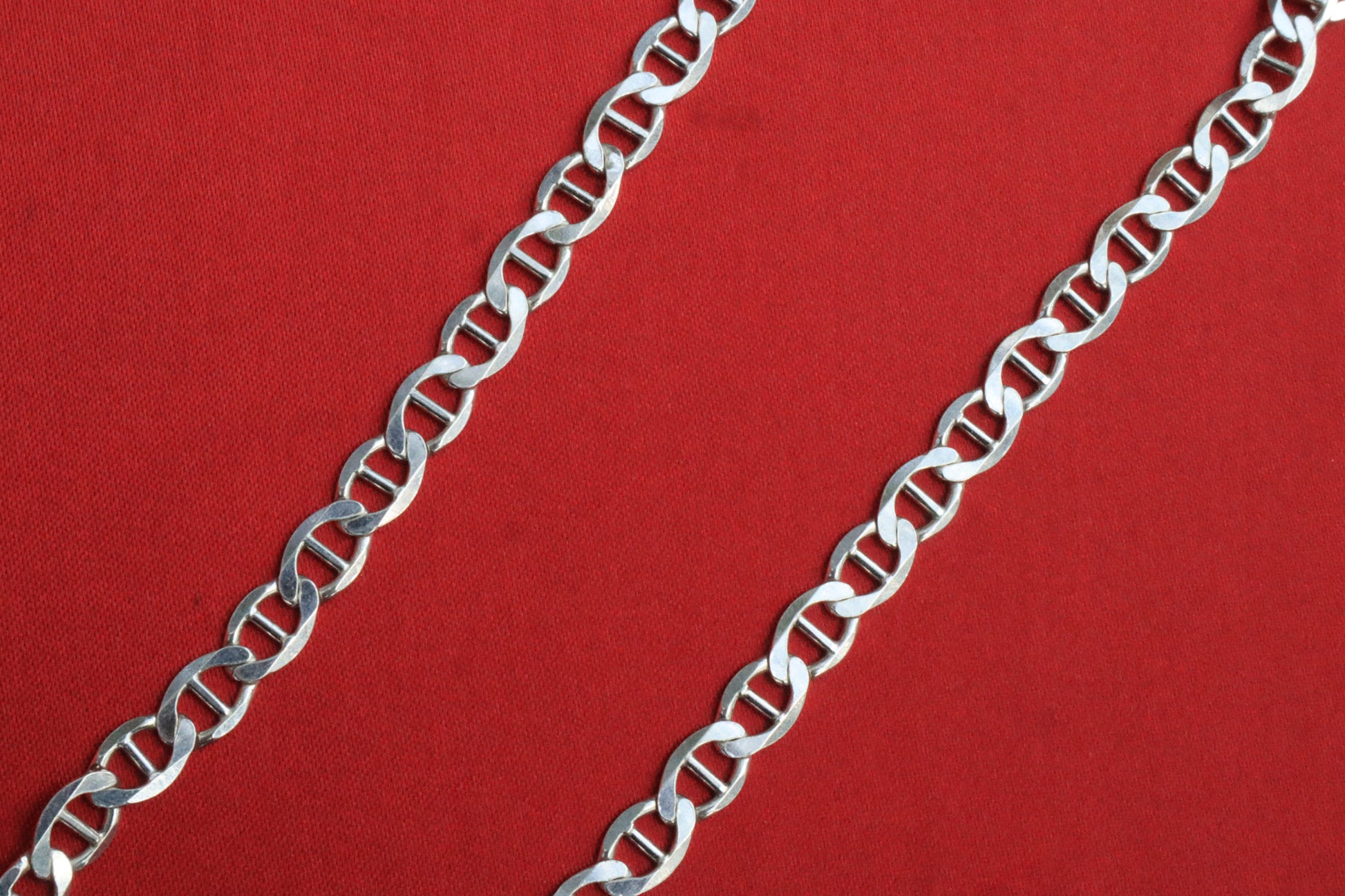 Sterling Silver Curb Chain for Boys