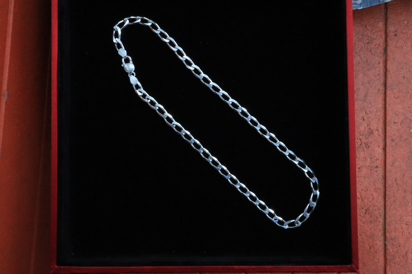 925 Silver Gap Curb Chain for Men- Zubee Silver