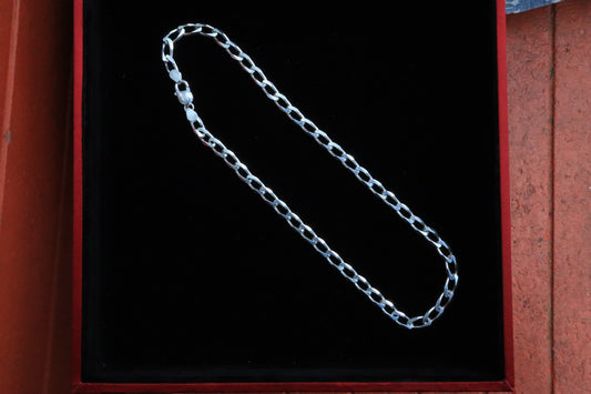 925 Silver Gap Curb Chain for Men- Zubee Silver