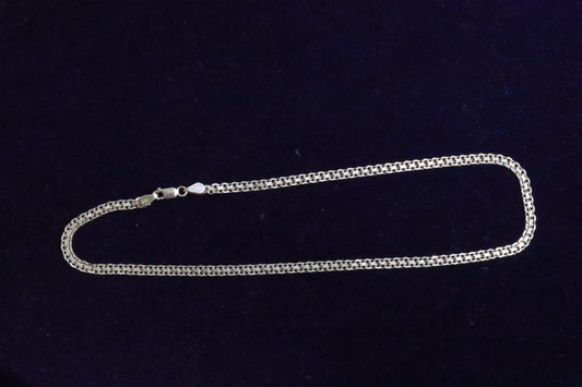 925 Sterling Silver Flat Chain - Zubee Silver