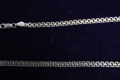 Elegant Silver Flat Chain for Boys - Zubee Silver