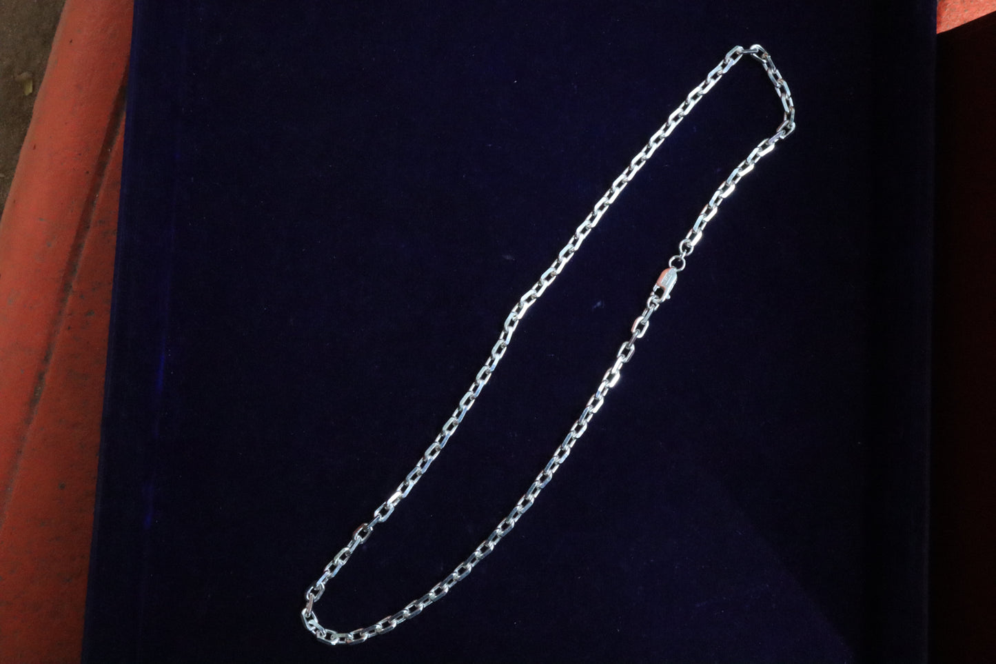 Stylish Co ovals Chain for Men - Zubee Silver