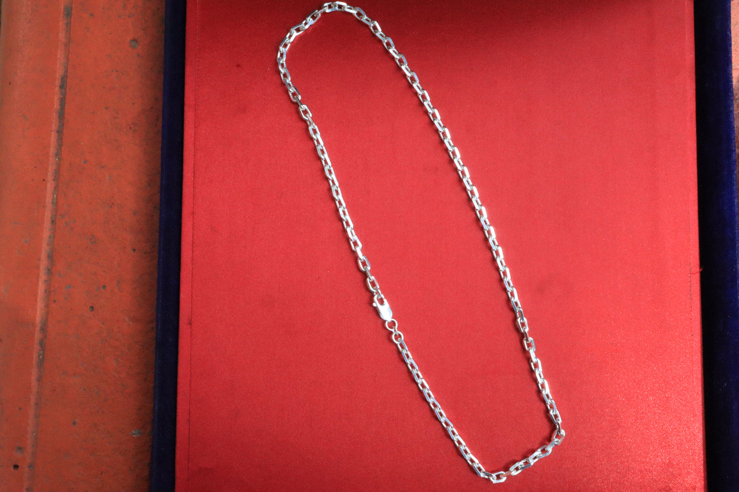 925 Silver Co ovals Chain for Men