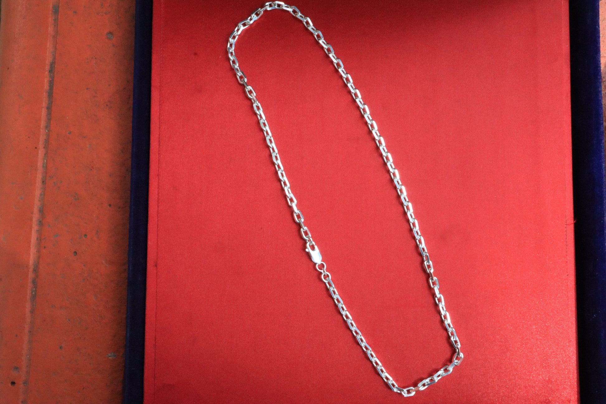 925 Silver Co ovals Chain for Men