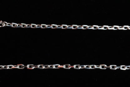Stylish Silver Co ovals Chain for Men