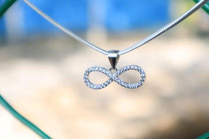 Sterling Silver Infinity Pendant Chain 