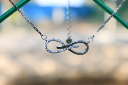 925 Sterling Silver Infinity Chain - Zubee Silver