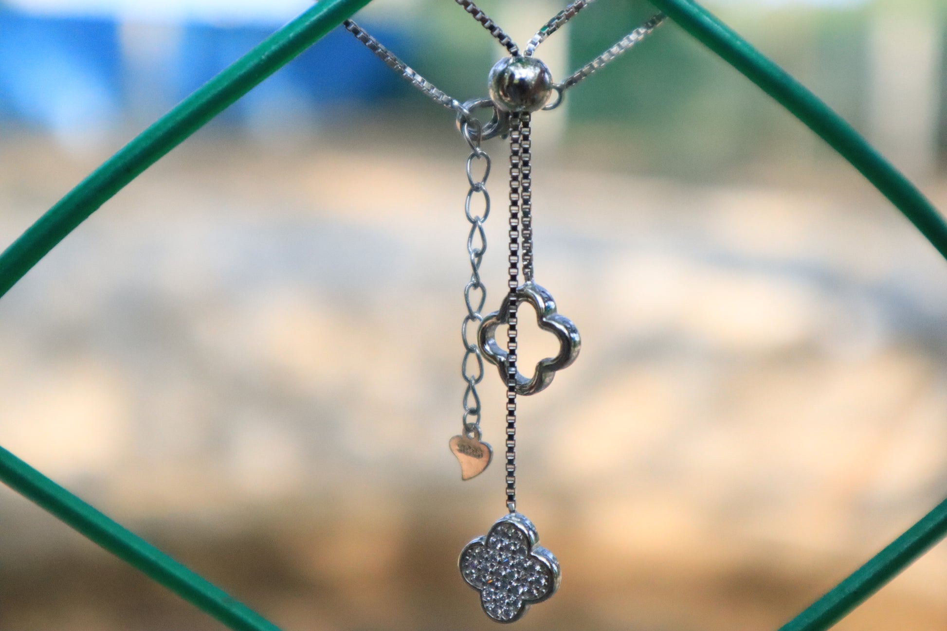 Silver Double Pendant Chain - Zubee Silver