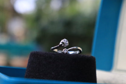 Sterling Silver Pawsome Design Ring