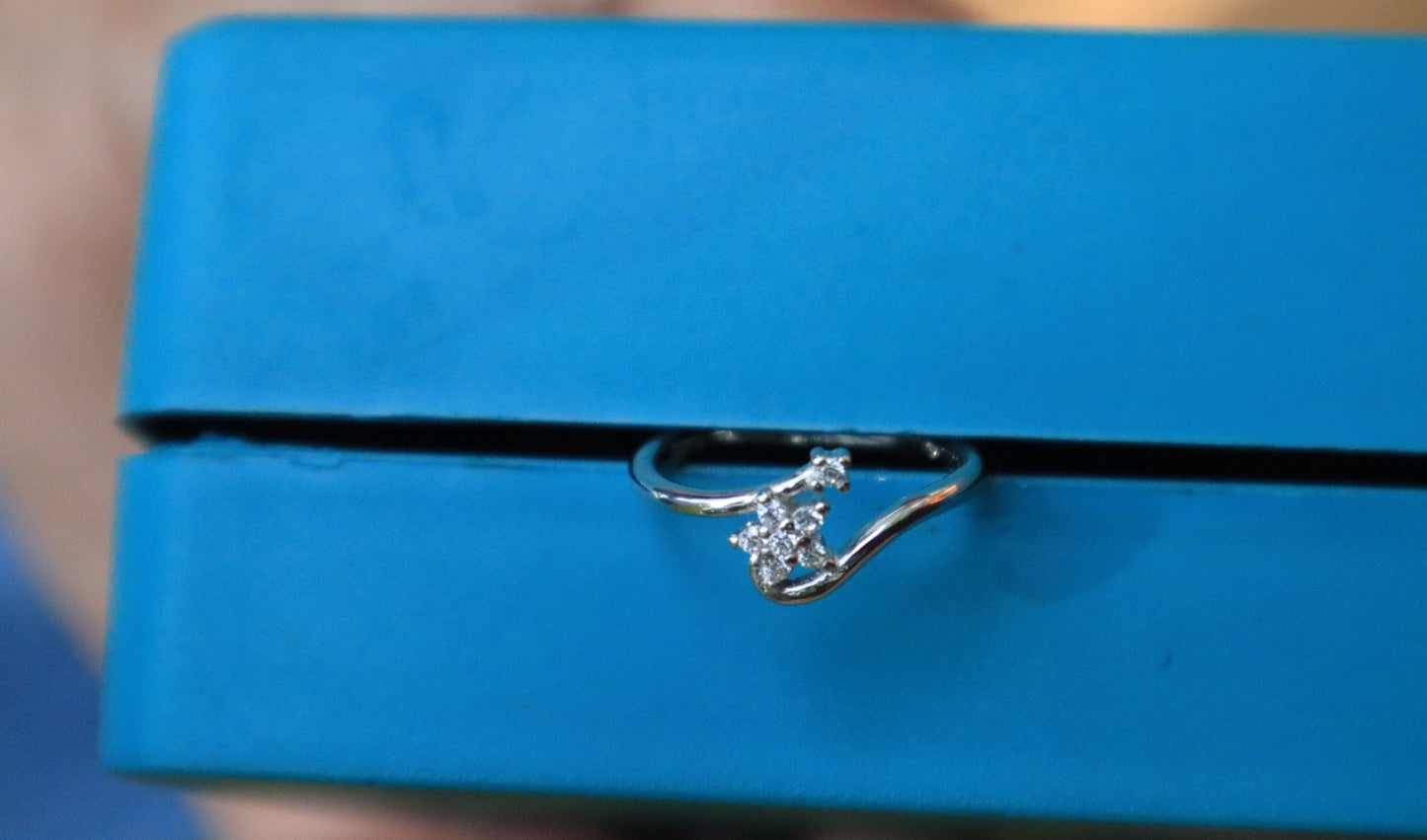 925 Silver Star Ring