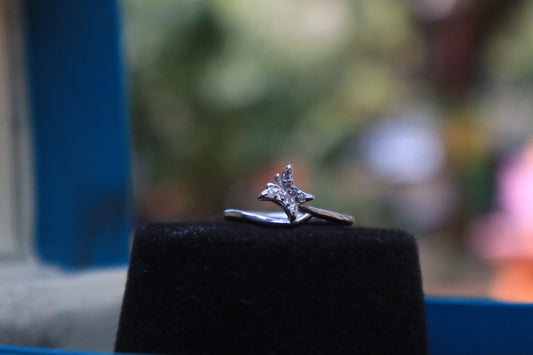 Sterling Silver butterfly Ring - Zubee Silver