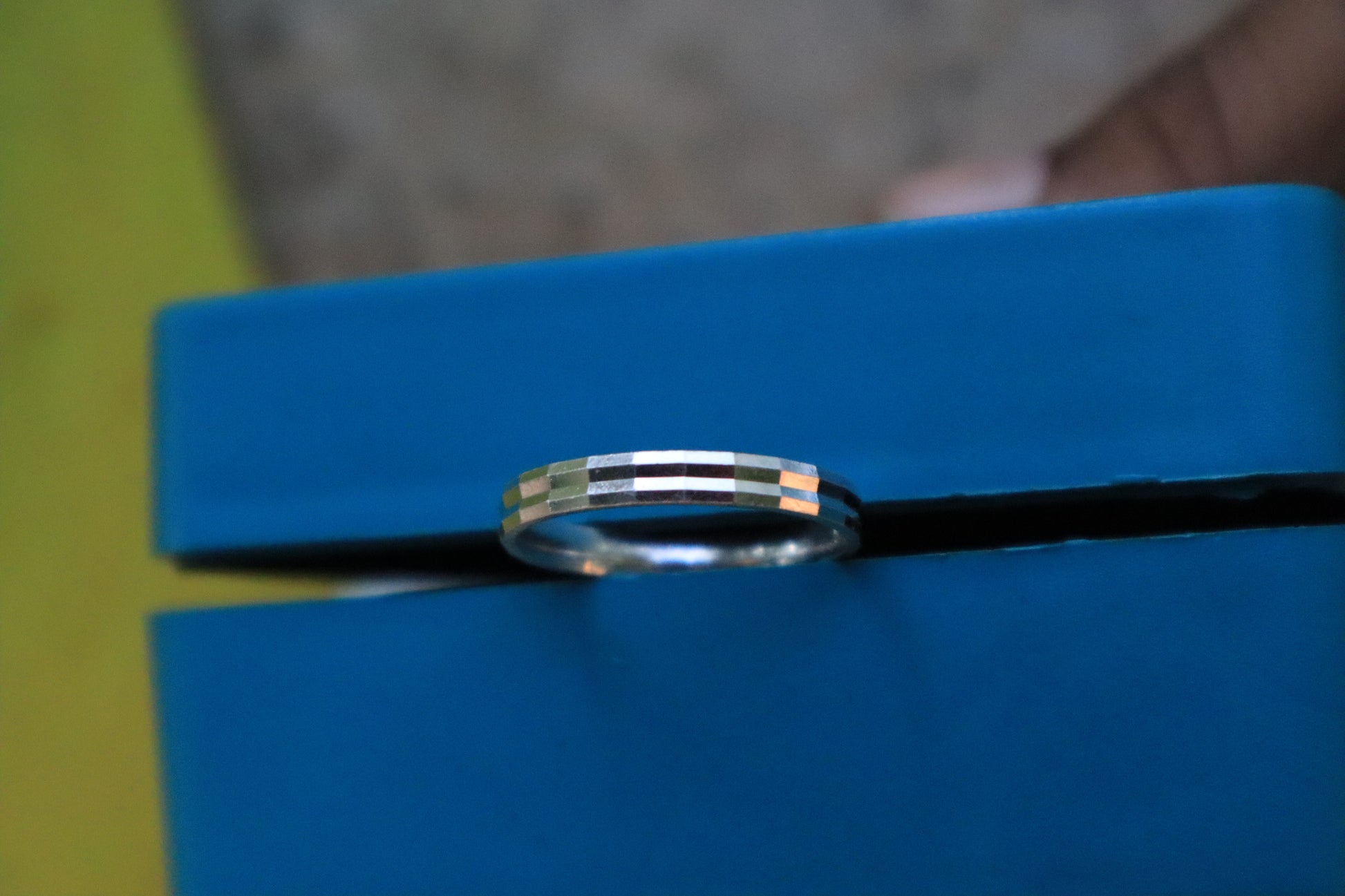 925 Silver Grid Shine Ring for Boys - Zubee Silver