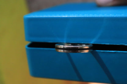 925 Sterling Silver black Band Ring