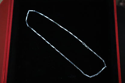 925 Sterling Silver Bricks Chain for Men - Zubee Silver