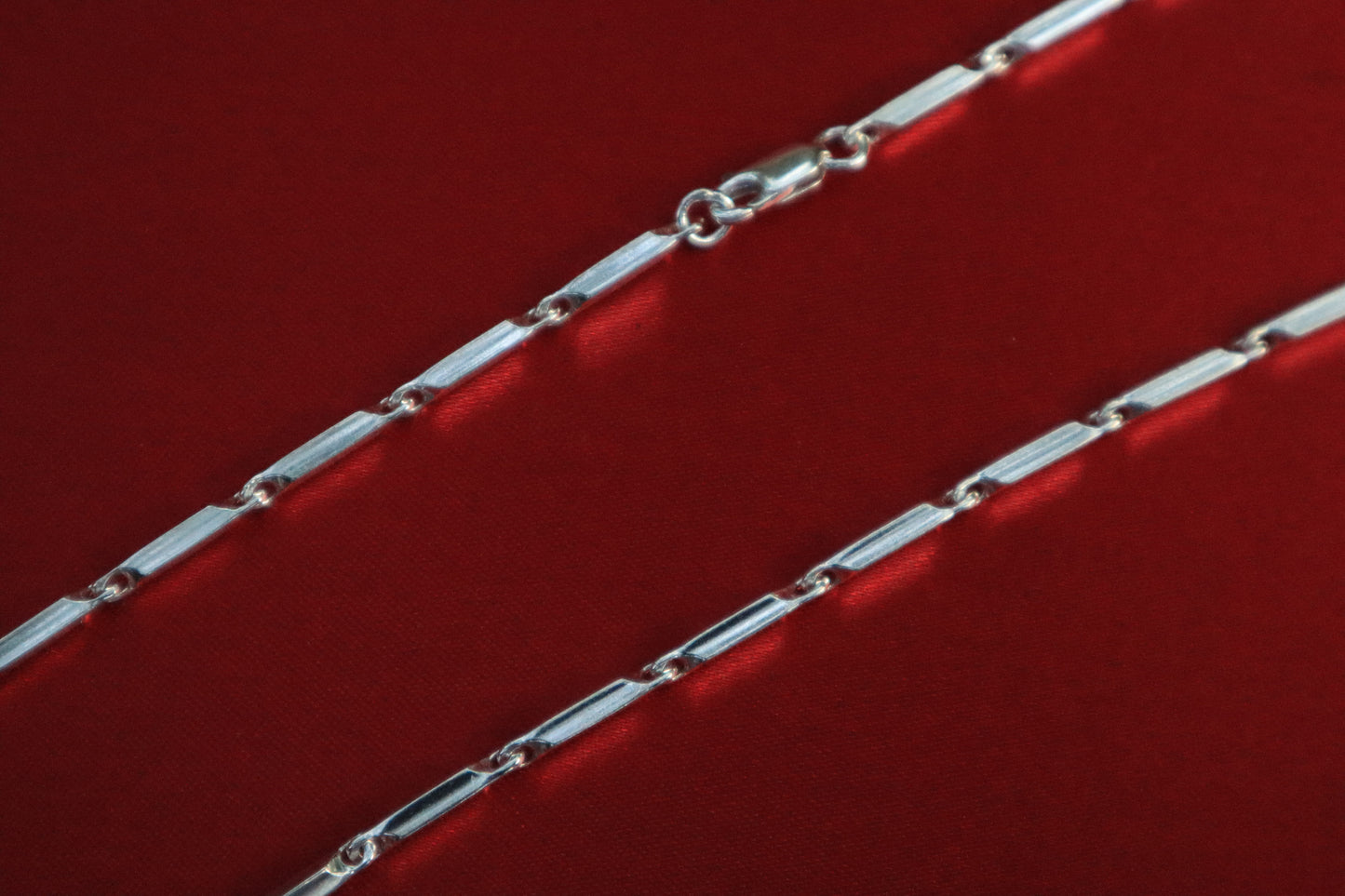 925 Sterling Silver Bricks Chain for Men - Zubee Silver