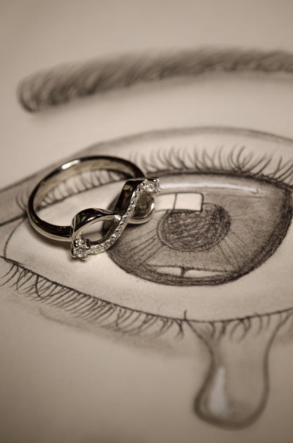925 Silver Infinity Ring