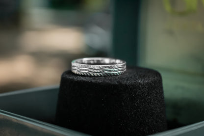 Sterling Silver Waves Ring - Zubee Silver