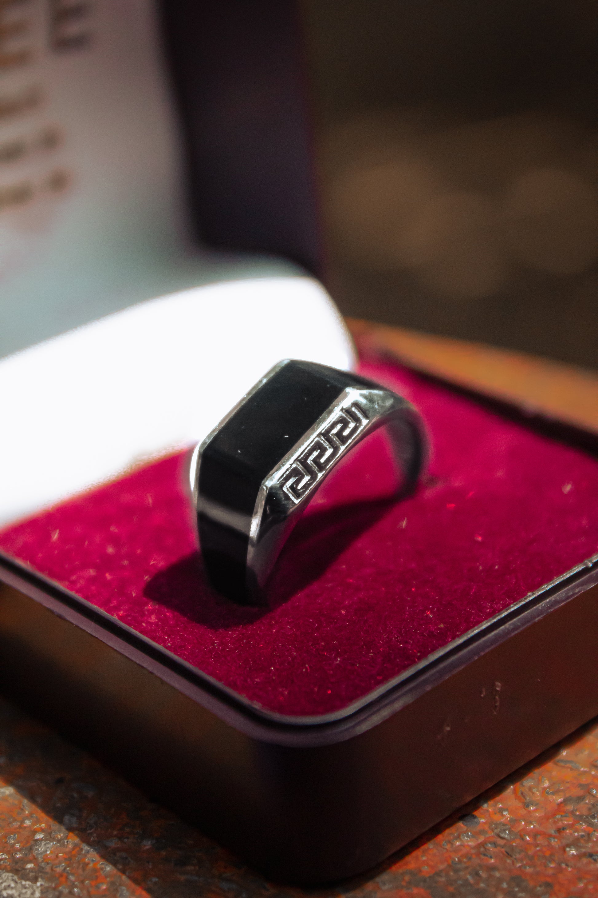 925 Silver Black Thailand Maze Ring - Zubee Silver
