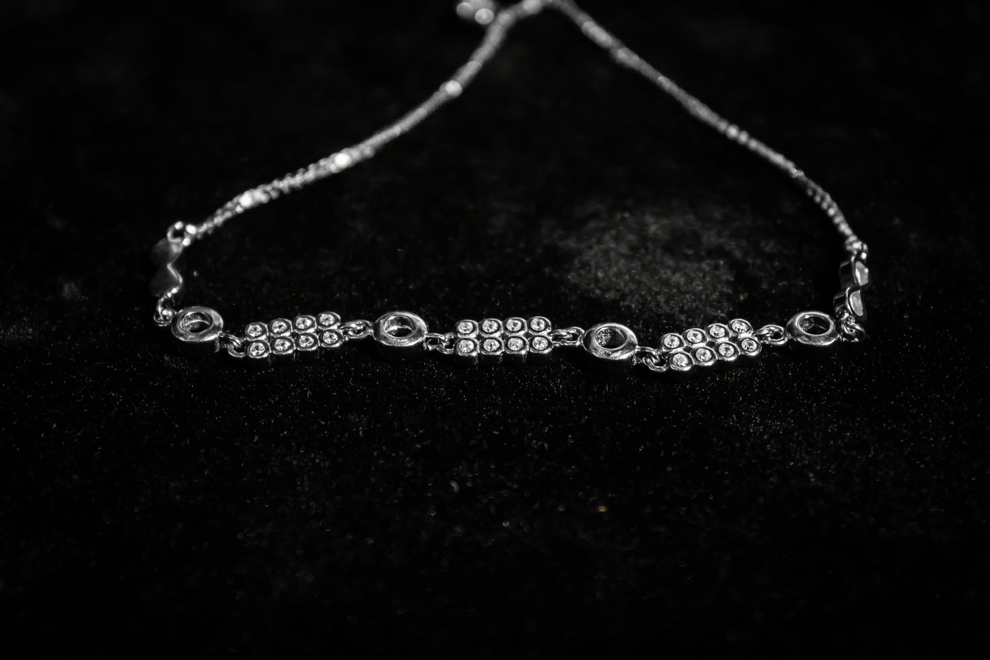 Silver Waffle Stone Bracelet - Zubee Silver