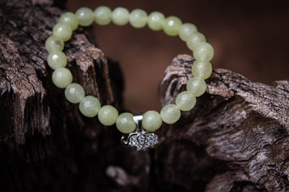 925 Sterling Silver Elephant Charm Beads Bracelet - Zubee Silver