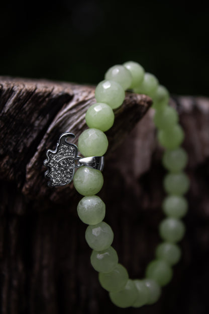 925 Sterling Silver Elephant Charm Beads Bracelet - Zubee Silver