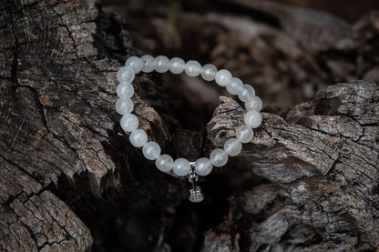 925 Sterling Silver Guitar Charm Stone Beads Bracelet for Music Enthusiasts - Zubee Silver