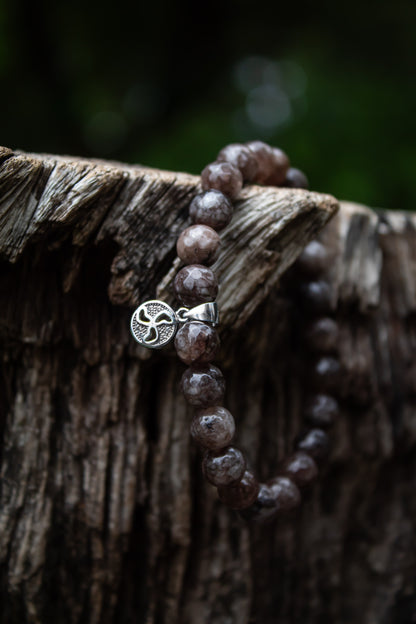 925 Sterling Silver Spin Charm Stone Beads Bracelet - Zubee Silver